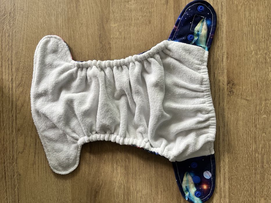 Pielucha wielorazowa Kokosi Galaktyka kieszonka