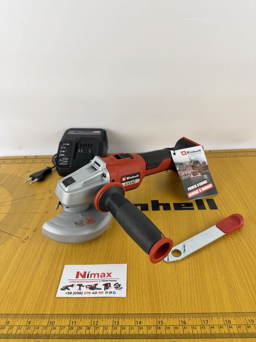 Професійний шурупокрут безщітковий Einhell+ болгарка AXXIO 18V