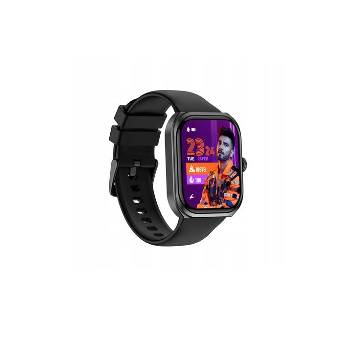 Smartwatch zegarek GlacierX Breeze MENU PL Czarny / RATY
