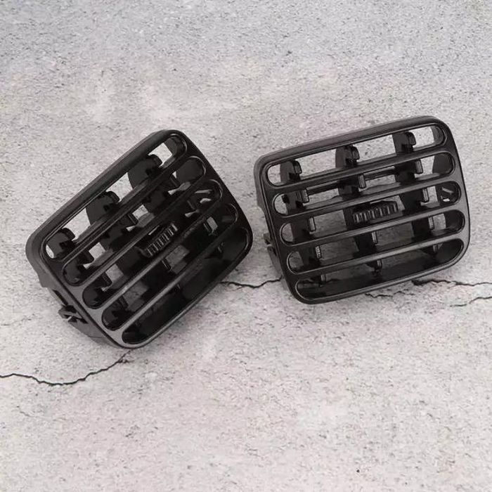 Conjunto Grelhas Ventilação Centrais Tablier Renault Clio 2 - Preto