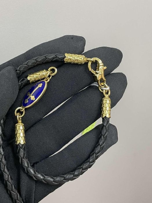 Золотой крест , эмаль , бриллианты , сапфиры.