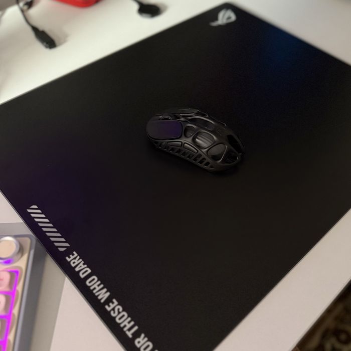 Asus moonstone ace l black glass mouse pad / скло  / скляний килим