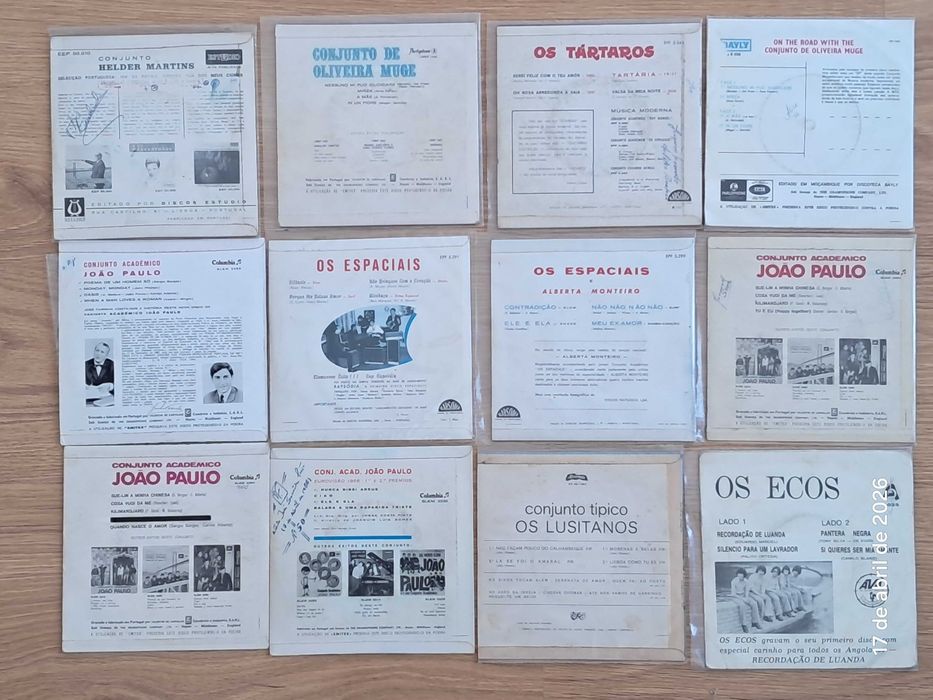 Conjunto Académico João Paulo Os Espaciais Tartáros Oliveira Muge Rock anos 60s Portugal