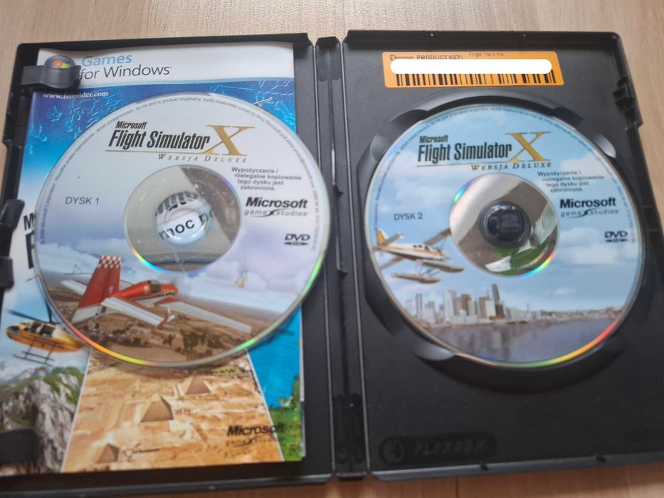 Microsoft Flight Simulator X Deluxe PC PL DVD klasyk lotnictwa