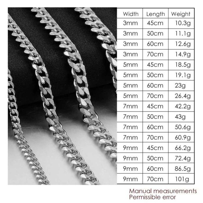 Colar Fio Pescoço Homem Aço Inox Stainless Steel Chain Necklace Rapper's Choker Fashion Jewelry