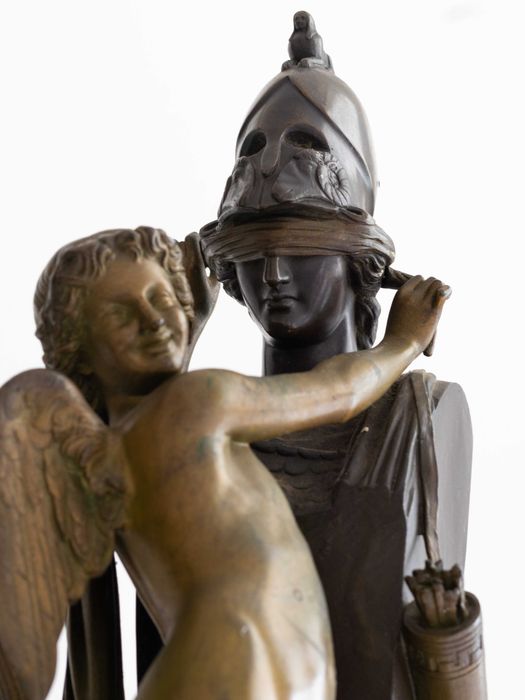 Estátua bronze Amor cativo Felix Sanzel | século XX