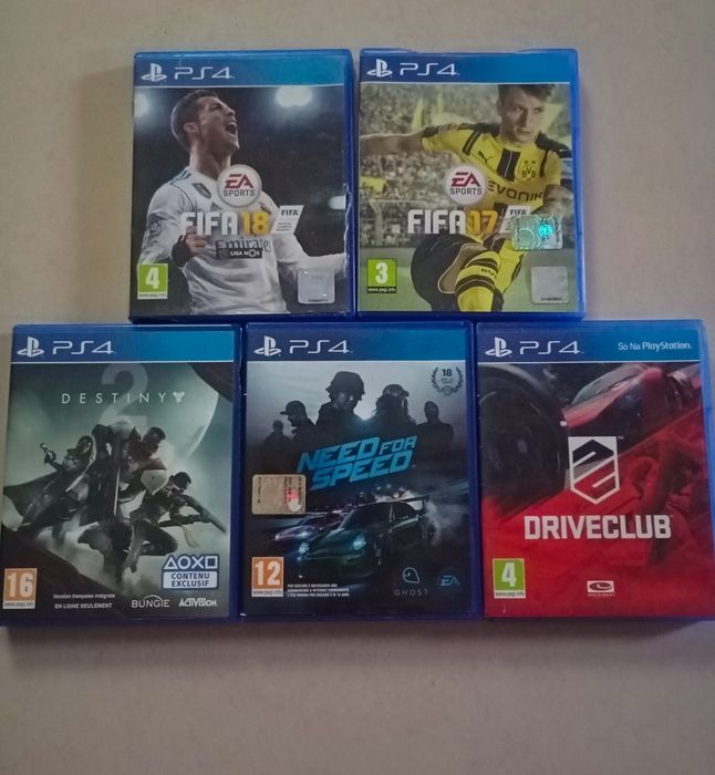 5 jogos para ps4
