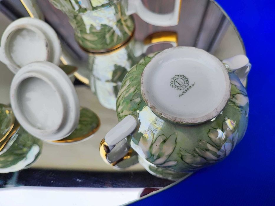 Katowice Bogucice,część serwisu,mlecznik,cukiernica,dzbanek,całość