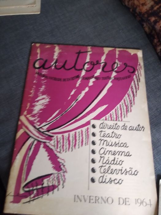 4 Boletins direito de autor do ano 1964 Primavera, verao, Outono, inve