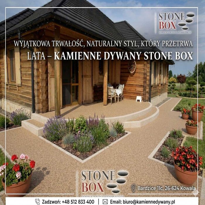 Kamienny Dywan – Tarasy, Balkony, Schody  15 lat doświadczenia