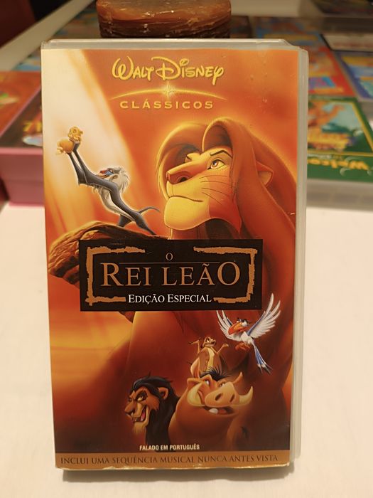 O Rei Leão. Edição Especial. Filme VHS