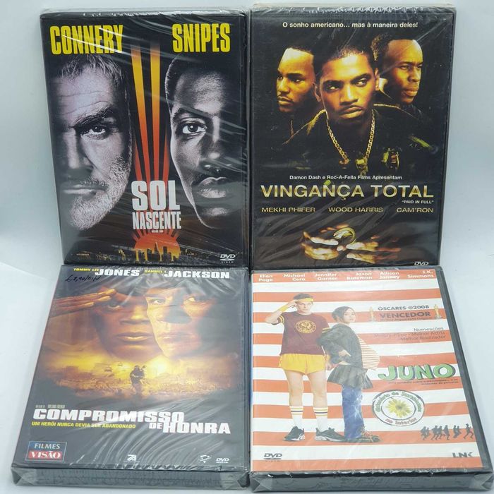 Lote 7/2 - Pack de 18 Filmes Novos e Selados em DVD - Ref.VI