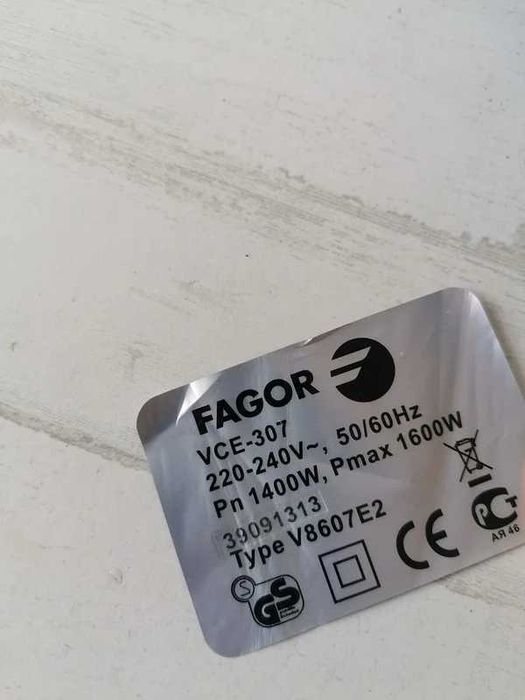 PEÇAS Aspirador Fagor VCE-307 Compact 1600W