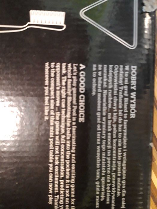 Gra mini bilard stan bdb