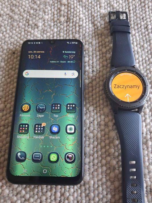 Samsung telefon i smartwatch