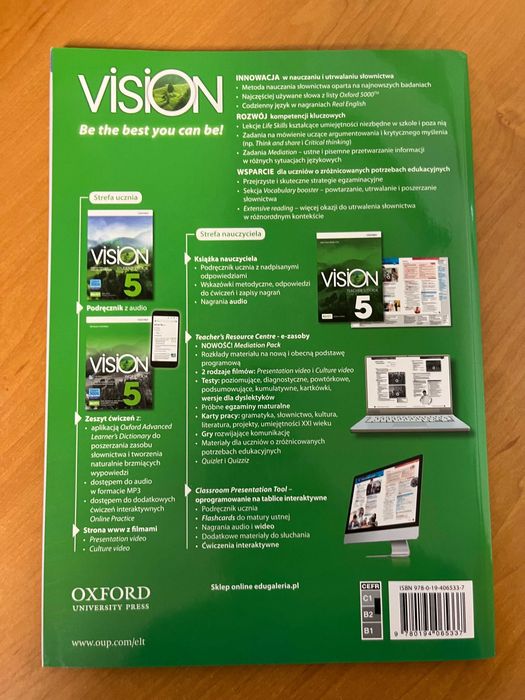 Vision 5 Student's Book Podręcznik dla liceów i techników, Oxford