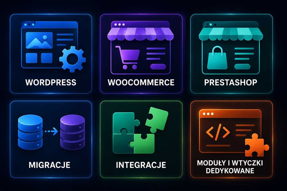 Sklepy internetowe Prestashop / WooCommerce / Integracje / Migracje