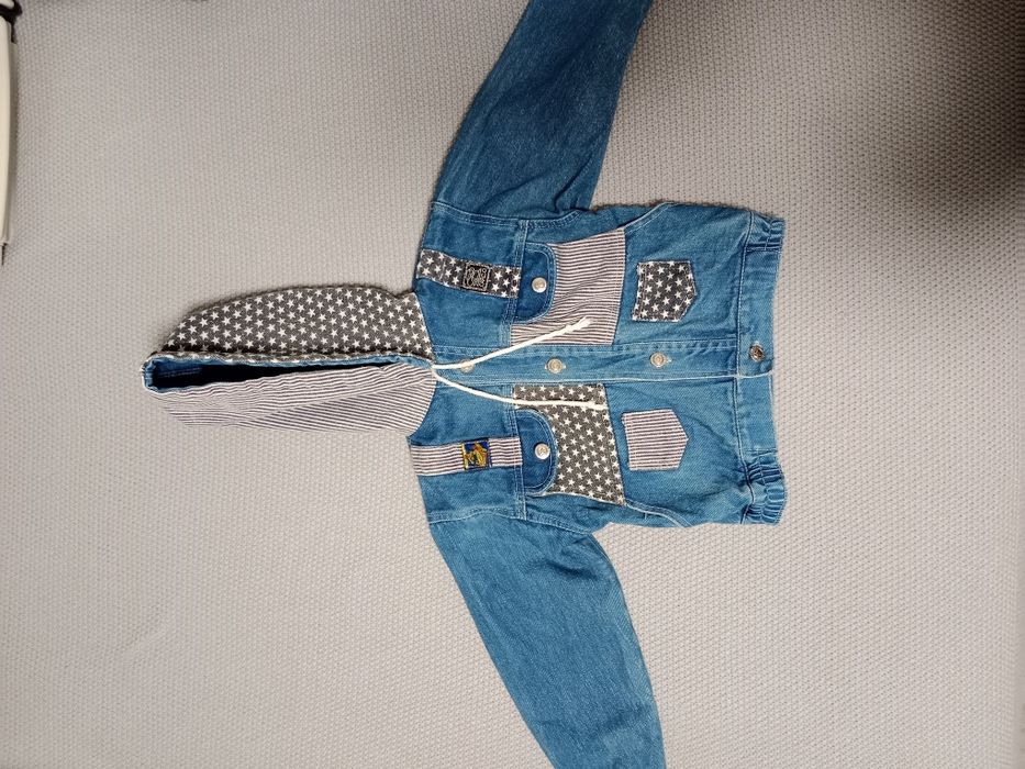 Детский джинсовый пиджак, куртка, одежда, кофта