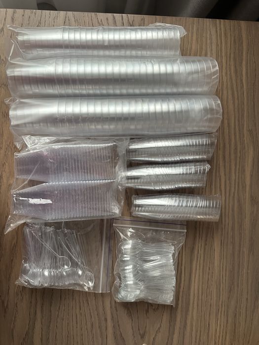 Одноразовий посуд для кенді бару