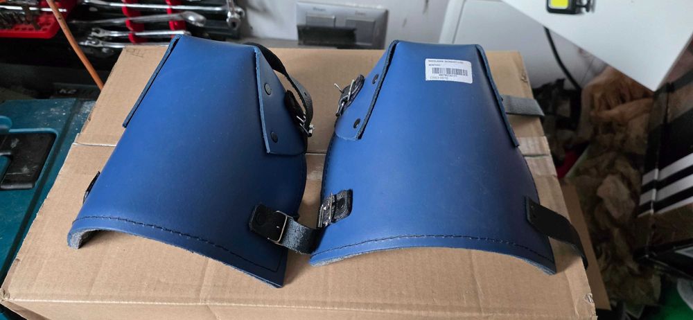 Nakolanniki ochronne skórzane Montero