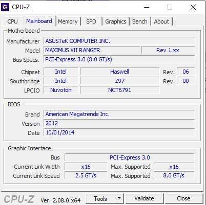 Płyta główna ATX ASUS Maximus VII RANGER LGA 1150 Z97