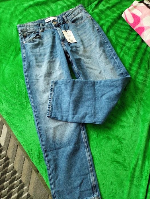 Tapered jeansy Bershka męskie 40 proste NOWE