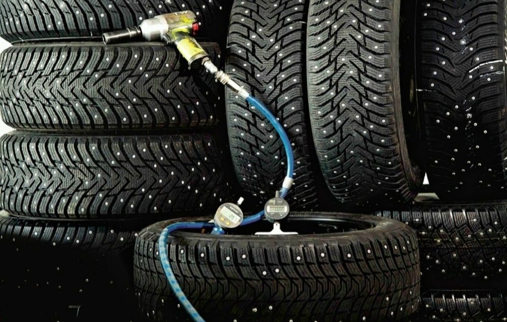 Шипування нових та б/в шин. Шиномонтаж