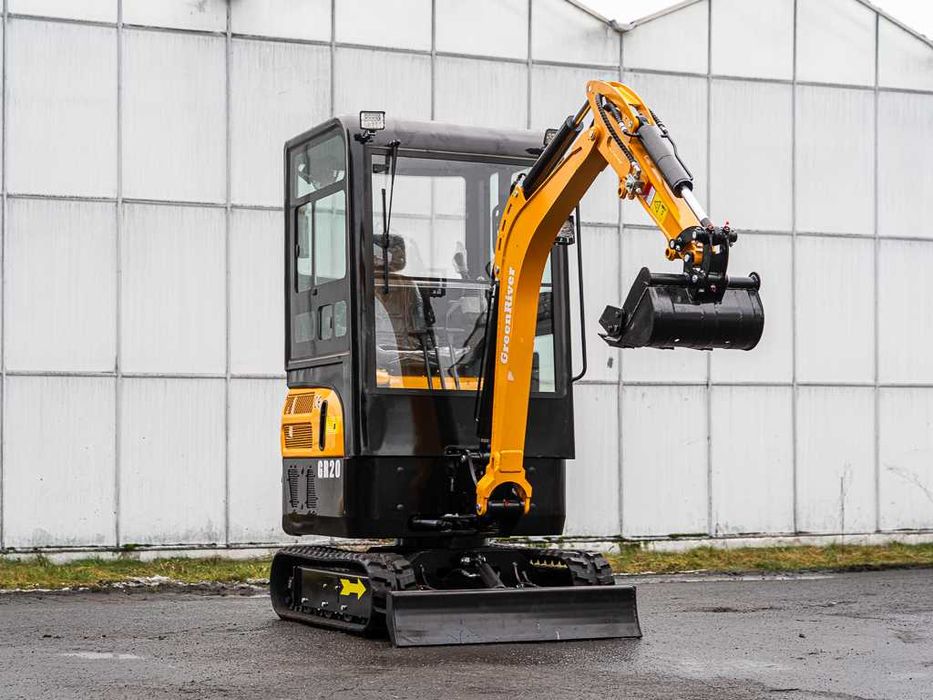 Minikoparka 2000kg Green River extra osprzęt GR20 Silnik KUBOT