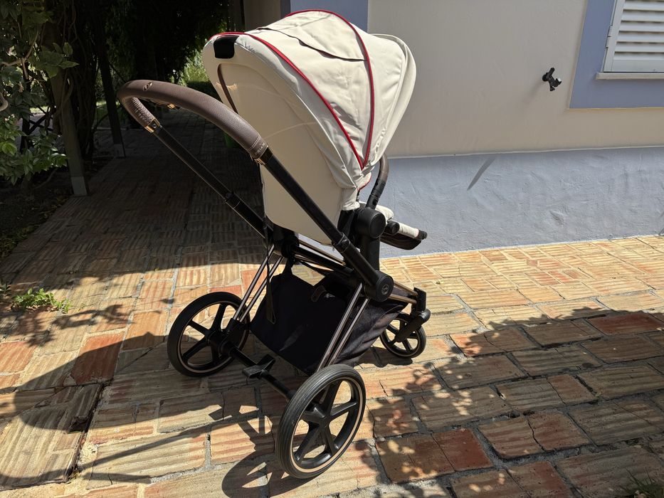 Cybex Priam Platinum Ferrari Edition – Rose Gold + Lux Seat Bege Raro