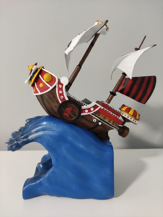 Diorama One Piece x Hokusai : Thousand Sunny on the Great Wave of Kana