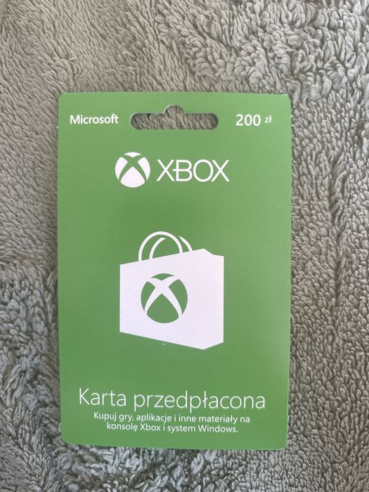 Karta podarunkowa XBOX 200 zł