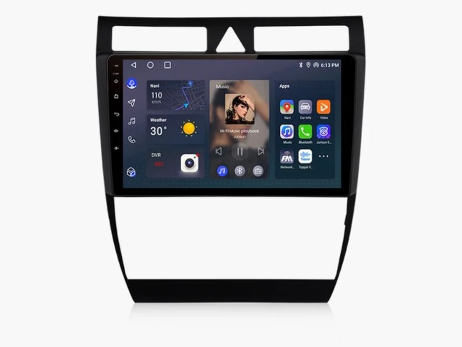 Rádio 9" android AUDI A6 CARPLAY WIFI GPS 2/32GB (CANBUS INCLUÍDO)Novo