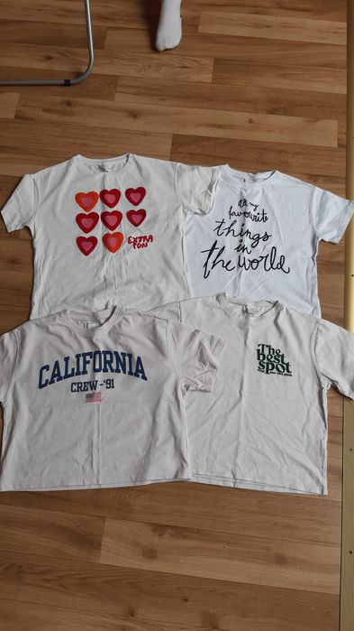 Koszulki zara rozm 140