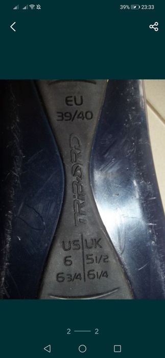 Barbatanas bom estado