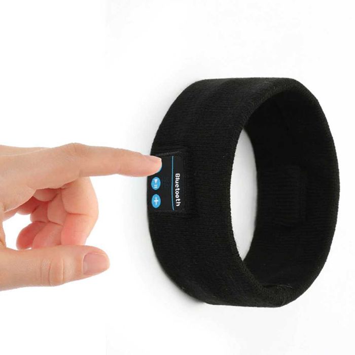 Fita Cabeça Fones Bluetooth Corrida Desporto Bandana