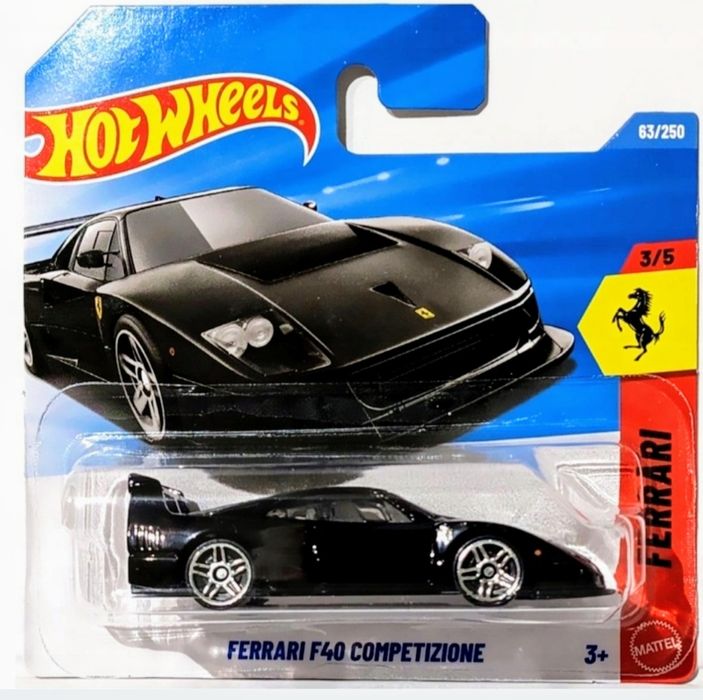 Hot Wheels FERRARI F40 - o.p.i.s. Treści