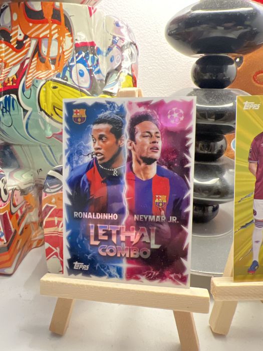 Lethal combo neymar ronaldinho topps