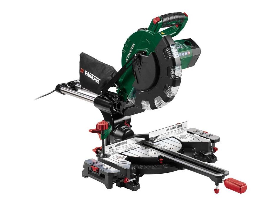 Pilarka piła ukosowa z posuwem Parkside PZKS 2000W 254 A1 Ukośnica