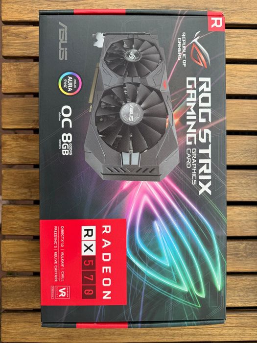 Asus ROG Rx 570 OC uszkodzona