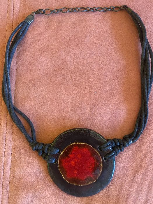 naszyjnik ceramiczny na szyję/dekold