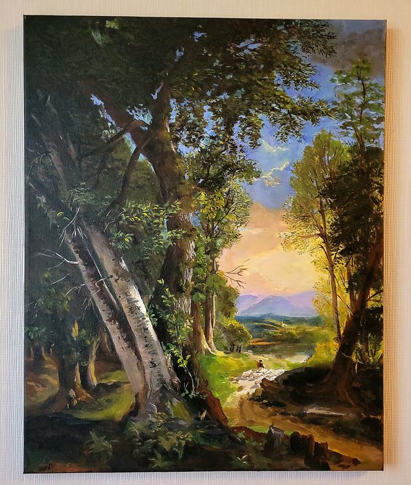 Картины на заказ пейзажи, портреты акрилом и маслом