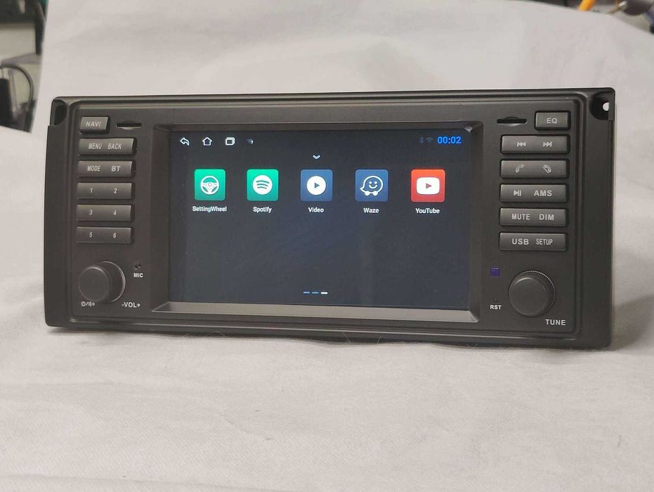 BMW E39 Série 5 Rádio Android CarPlay Android Auto – X5 E53 GPS