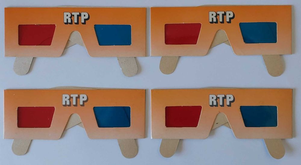 Óculos 3D dos Anos 80