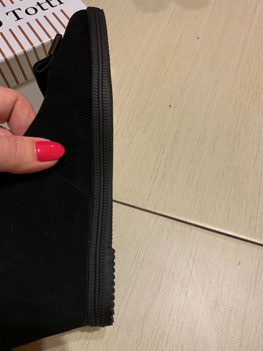 Туфли натуральная замша