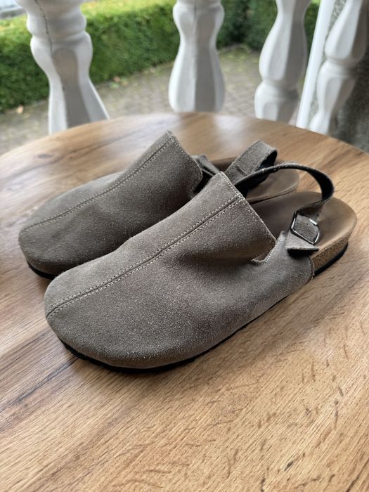 Замшеві клоги 26 см