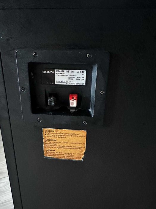 Kolumny głośnikowe Sony SS-G4