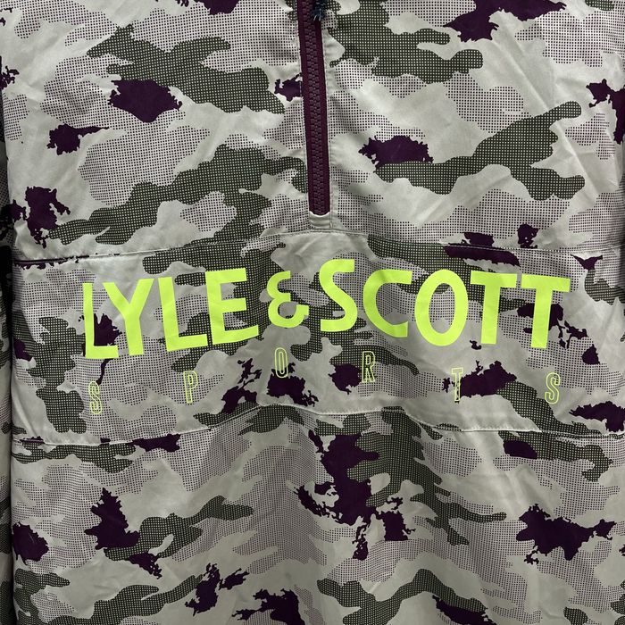 Lyle Scott нейлонова вітровка легка куртка анорак камуфляжний camo