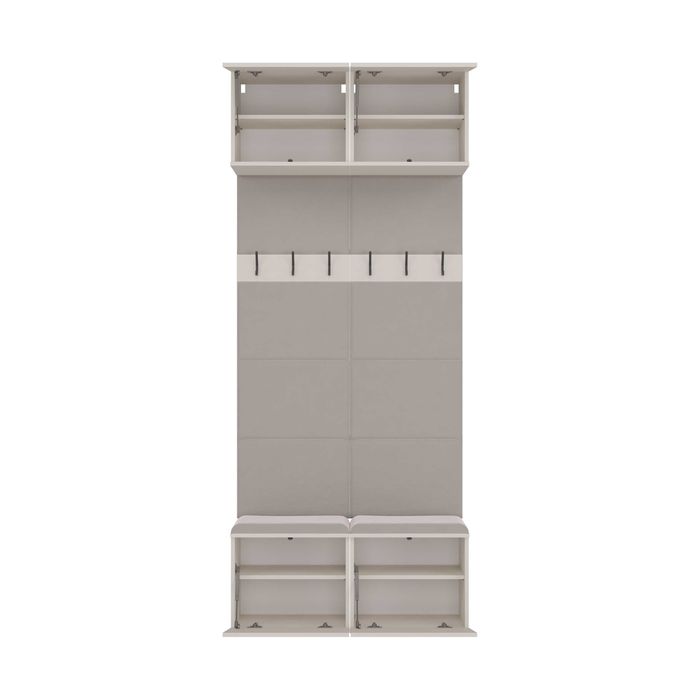 WIESZAK Podwójny HAGA II 2W Szafka Do Przedpokoju 238x100x35cm KASZMIR