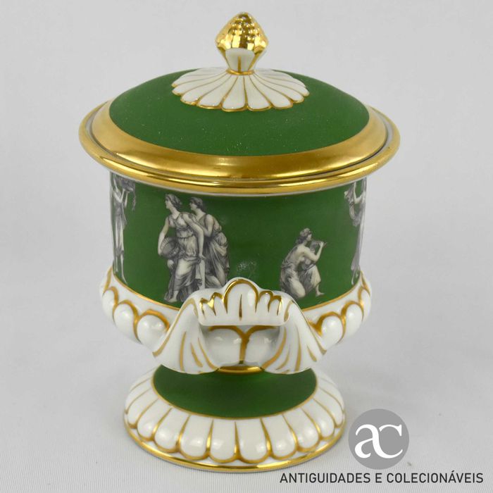 Urna com tampa porcelana Artibus