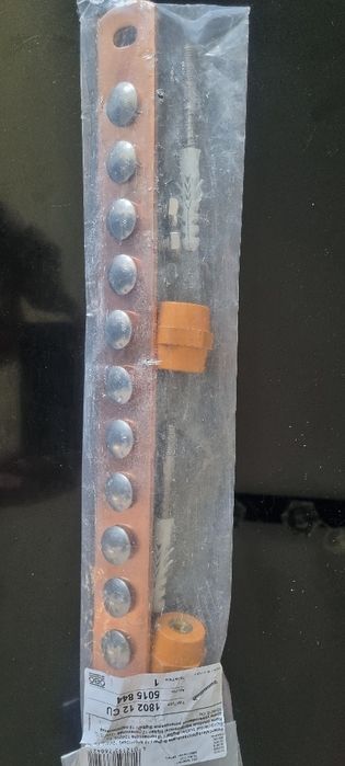 Szyna zbiorcza prądowa miedziana 12 x M 10